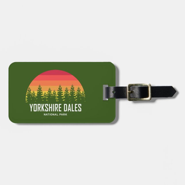 Yorkshire Dales National Park Luggage Tag (Front Horizontal)