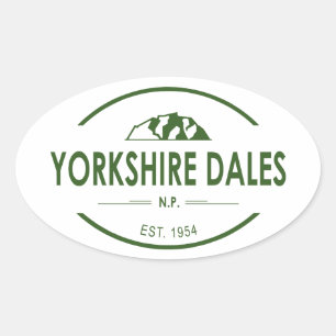 Yorkshire Dales National Park Oval Sticker