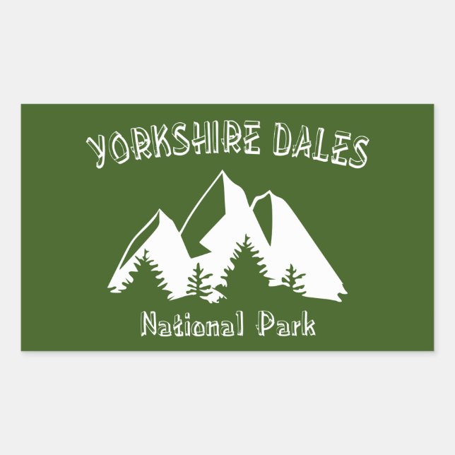 Yorkshire Dales National Park Rectangular Sticker (Front)