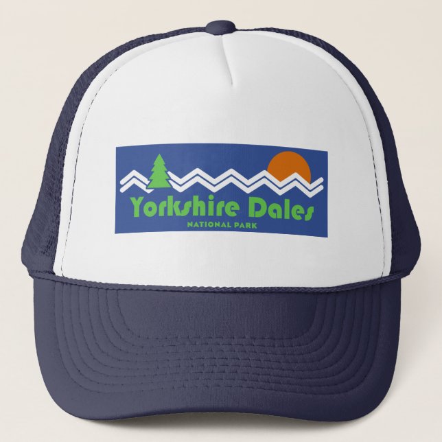 Yorkshire Dales National Park Retro Trucker Hat (Front)