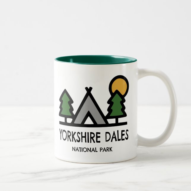 Yorkshire Dales National Park Two-Tone Coffee Mug (Right)
