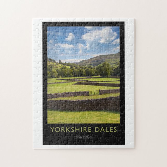 Yorkshire Dales Railway Poster Jigsaw Puzzle (Vertical)