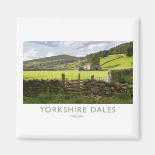 Yorkshire Dales Railway Poster Magnet