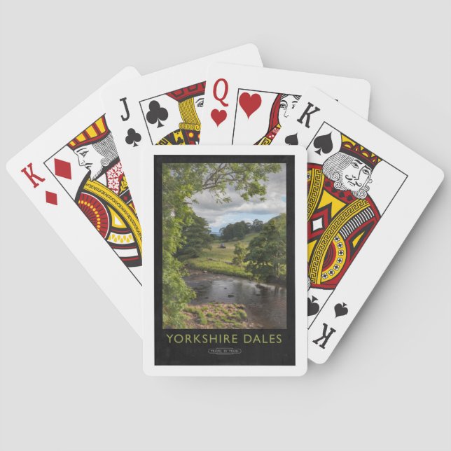Yorkshire Dales Railway Poster Playing Cards (Back)