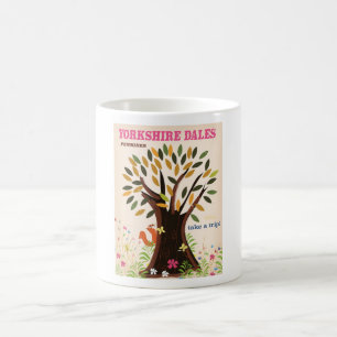Yorkshire Dales vintage Travel Print. Coffee Mug