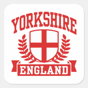 Yorkshire England Square Sticker