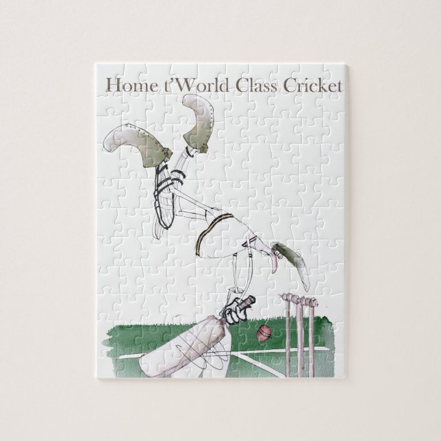 Yorkshire 'home to world class cricket' jigsaw puzzle (Vertical)