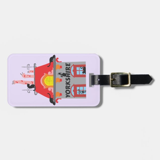 Yorkshire Luggage Tag (Front Horizontal)