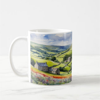 "Yorkshire Meadowsong" Landscape Yorkshire Dales Coffee Mug