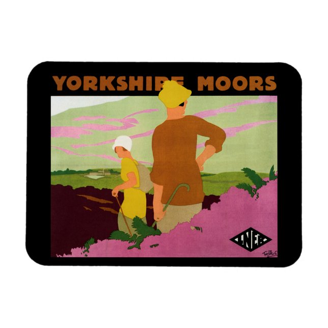 Yorkshire Moors Magnet (Horizontal)