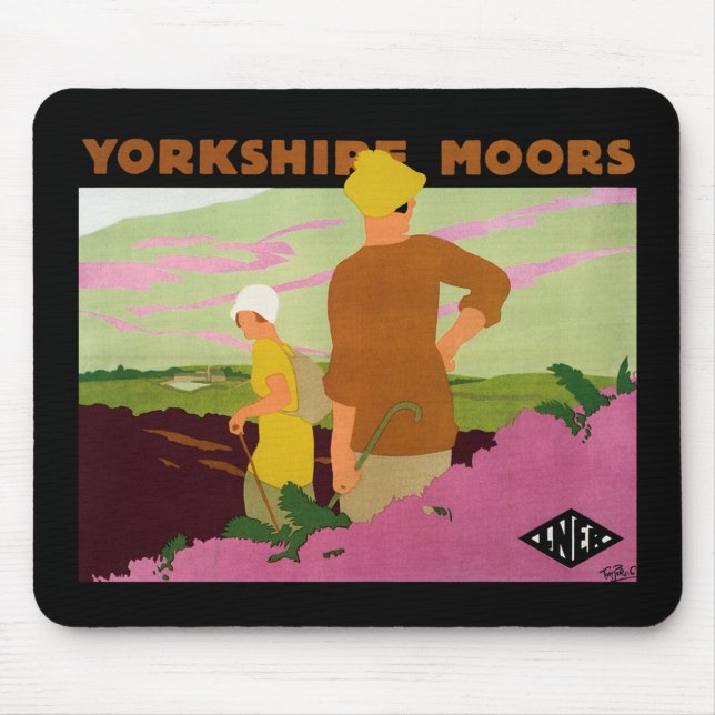 Yorkshire Moors Mouse Mat (Front)
