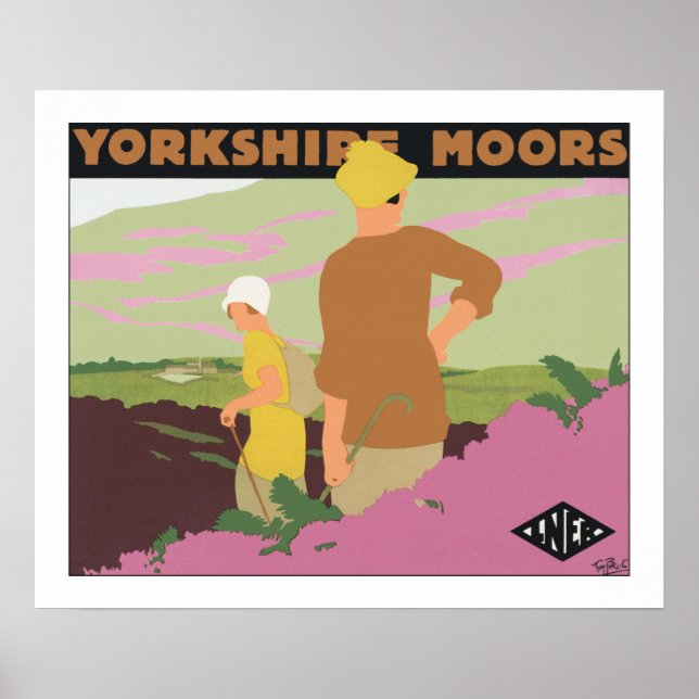 Yorkshire Moors Poster (Front)
