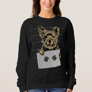 Yorkshire Mugshot Dog Owner Sweatshirt