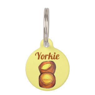 Yorkshire Pudding Sunday Roast UK British Food Pet Tag