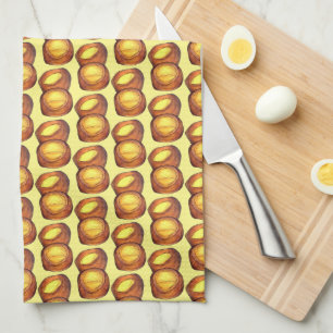 Yorkshire Pudding Sunday Roast UK British Food Tea Towel