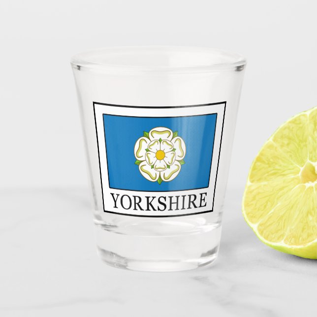 Yorkshire Shot Glass (Front)