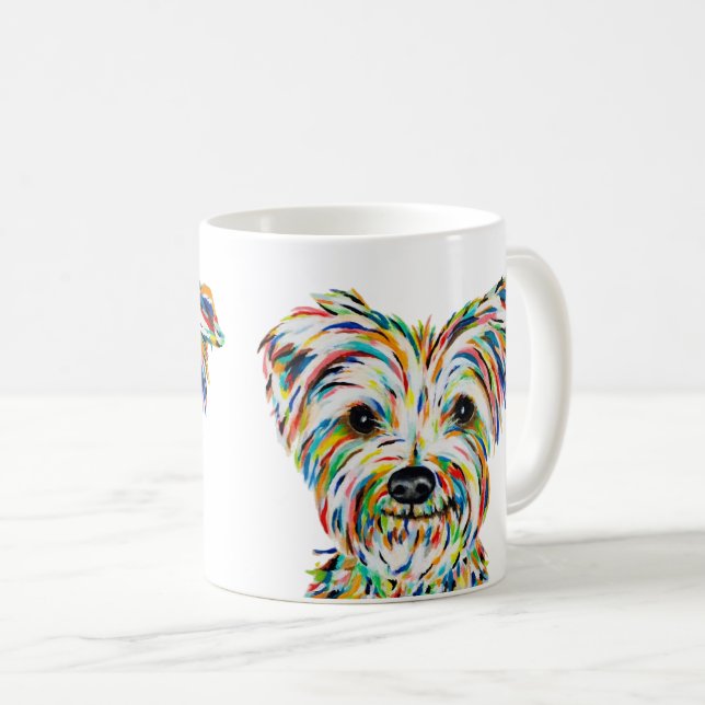 Yorkshire Terrier 11 oz. Coffee Mug (Front Right)