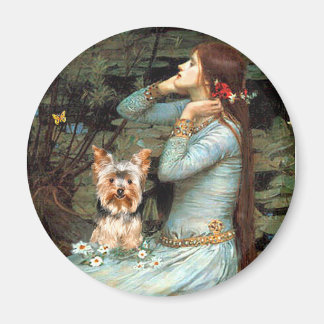 Yorkshire Terrier 17 - Ophelia Seated Magnet