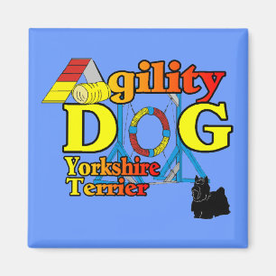 Yorkshire_Terrier Agility Gifts Magnet
