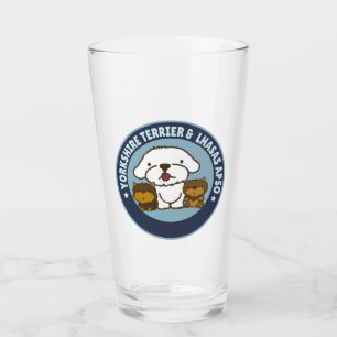 Yorkshire Terrier and Lhasa Apso Glass