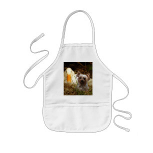 Yorkshire Terrier Apron With Duck