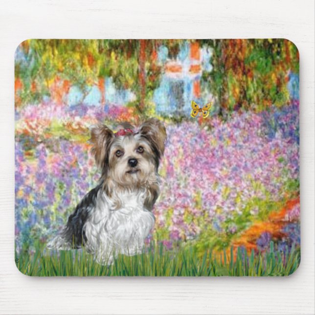 Yorkshire Terrier (Biewer) - Garden Mouse Mat (Front)
