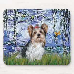 Yorkshire Terrier (Biewer) - Lilies 6 Mouse Mat