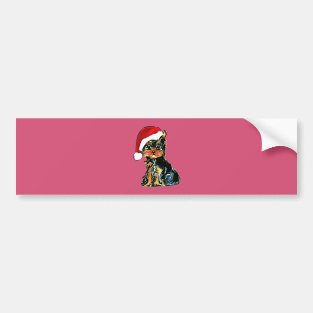 YORKSHIRE TERRIER BUMPER STICKER (Front)