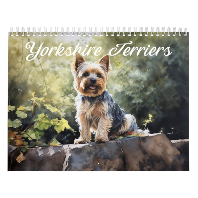 Yorkshire Terrier Calendar, any year Calendar (Cover)