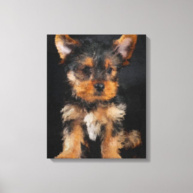 Yorkshire Terrier Canvas Print (Front)