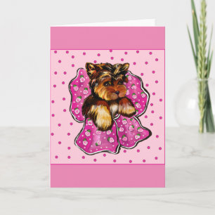YORKSHIRE TERRIER CARD