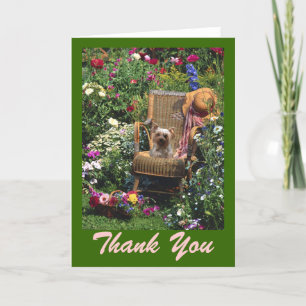 Yorkshire Terrier Card Thank You
