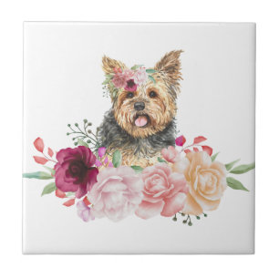 Yorkshire Terrier Ceramic Tiles