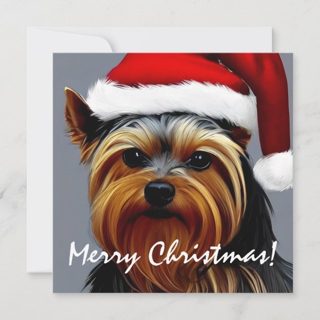Yorkshire Terrier Christmas (Front)