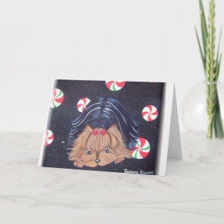 Yorkshire Terrier Christmas Card