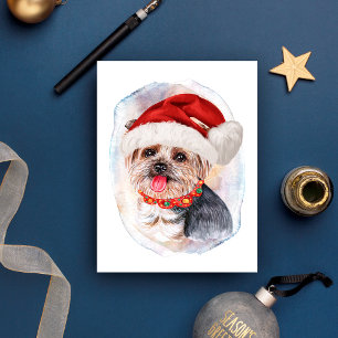 Yorkshire Terrier Christmas Gifts For Dogs Lovers Holiday Postcard