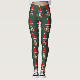 Yorkshire Terrier Christmas  Leggings