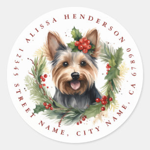 Yorkshire Terrier Classic Round Stickers