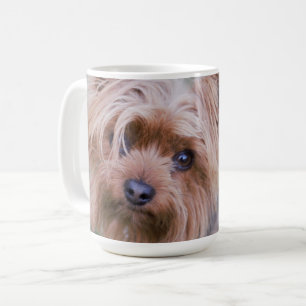 Yorkshire Terrier Closeup Coffee Mug