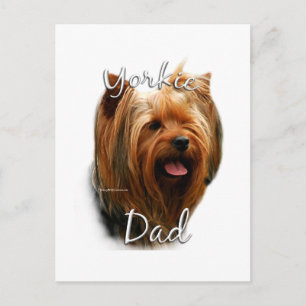 Yorkshire Terrier Dad 2 Postcard