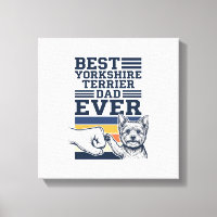 Yorkshire Terrier Dad Fist Bump Vintage Vector Des