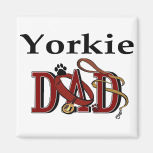 Yorkshire Terrier Dad Gifts Magnet