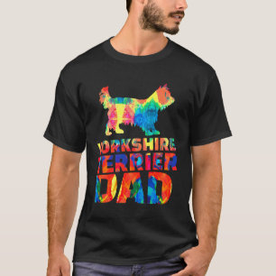 Yorkshire Terrier Dad Painting T-Shirt