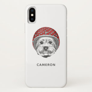 Yorkshire Terrier Daredevil   Add Your Name iPhone X Case