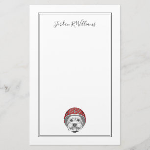 Yorkshire Terrier Daredevil Add Your Name Stationery