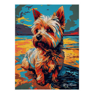 Yorkshire Terrier Dog 001 - Bruno Pokopen Poster
