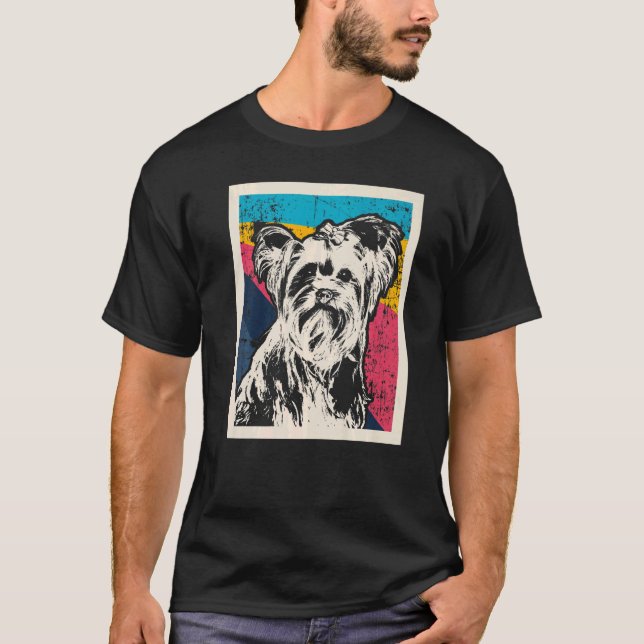 Yorkshire Terrier Dog Breed  9 T-Shirt (Front)