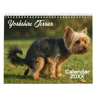 Yorkshire Terrier Dog Calendar 2026