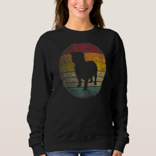 Yorkshire Terrier Dog Gif Retro Style Vintage 70s Sweatshirt