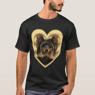 Yorkshire Terrier  Dog Heart   Yorkshire Terrier   T-Shirt